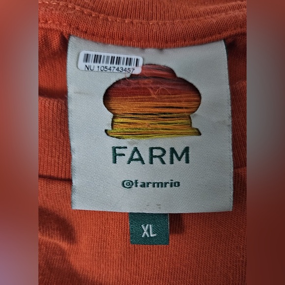 FARM Rio Brasil Red Mini T-Shirt Dress - Picture 8 of 8